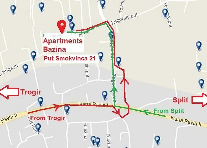 아파트 Bazina Kaštela